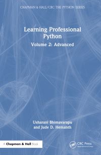 Book Cover for Learning Professional Python Volume 2 by Usharani Bhimavarapu, Jude Hemanth