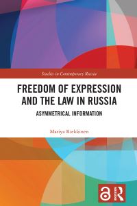 Book Cover for Freedom of Expression and the Law in Russia by Mariya Riekkinen