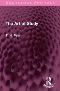 Book Cover for The Art of Study by T H Pear