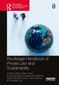 Book Cover for Routledge Handbook of Private Law and Sustainability by Marta Santos Silva