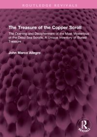 Book Cover for The Treasure of the Copper Scroll by John M Allegro