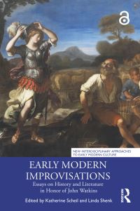 Book Cover for Early Modern Improvisations by John Watkins