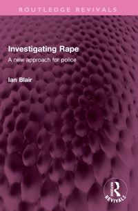 Book Cover for Investigating Rape by Ian Blair