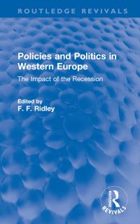 Book Cover for Policies and Politics in Western Europe by F F Ridley