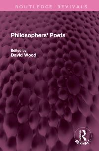 Book Cover for Philosophers' Poets by David Wood