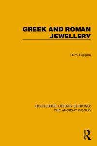 Book Cover for Greek and Roman Jewellery by Reynold Higgins