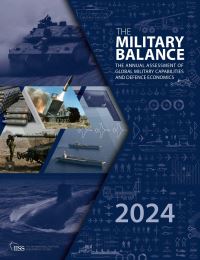 Book Cover for The Military Balance 2024 by International Institute for Strategic Studies