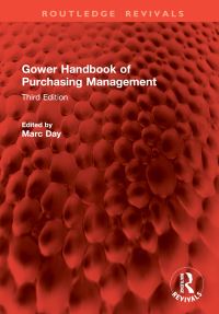 Book Cover for Gower Handbook of Purchasing Management by Marc Day