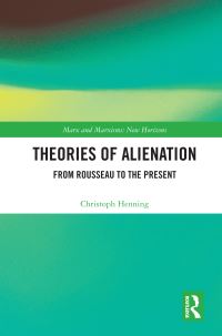 Book Cover for Theories of Alienation by Christoph Henning