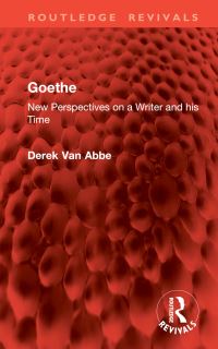 Book Cover for Goethe by Derek Maurice Van Abbé