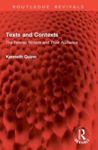 Book Cover for Texts and Contexts by Kenneth Quinn