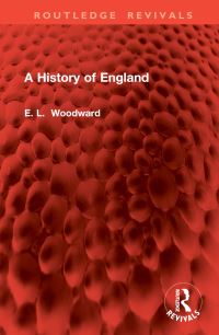 Book Cover for A History of England by E L Woodward