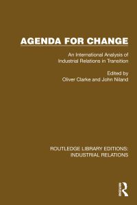 Book Cover for Agenda for Change by Ronald O Clarke, John R Niland