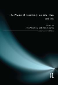Book Cover for The Poems of Browning. Volume 2 1841-1846 by Robert Browning