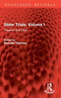 Book Cover for State Trials, Volume I by Donald Thomas