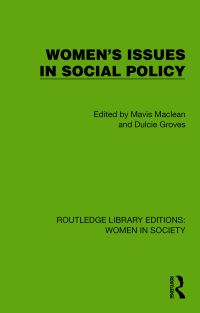 Book Cover for Women's Issues in Social Policy by Mavis Maclean, Dulcie Groves