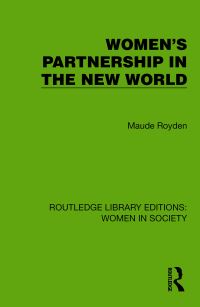 Book Cover for Women's Partnership in the New World by A Maude Royden
