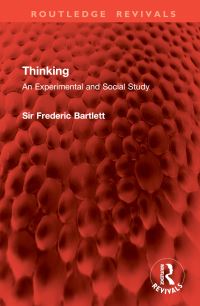 Book Cover for Thinking by Frederic C Bartlett