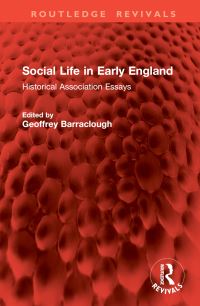 Book Cover for Social Life in Early England by Historical Association Great Britain