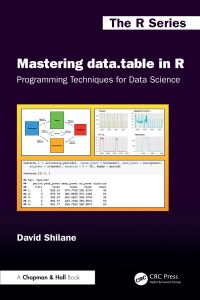 Book Cover for Mastering Data.table in R by David Shilane