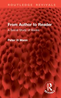 Book Cover for From Author to Reader by Peter H Mann