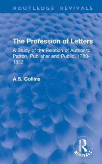 Book Cover for The Profession of Letters by Arthur Simons Collins