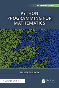 Book Cover for Python Programming for Mathematics by Julien Guillod