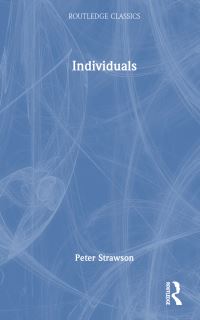 Book Cover for Individuals by P F Strawson