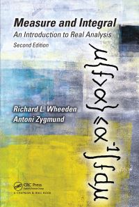 Book Cover for Measure and Integral by Richard L Wheeden