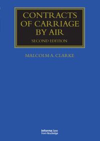 Book Cover for Contracts of Carriage by Air by Malcolm Clarke