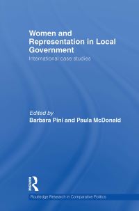 Book Cover for Women and Representation in Local Government by Barbara Pini
