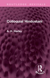 Book Cover for Colloquial Hindustani by A H Harley