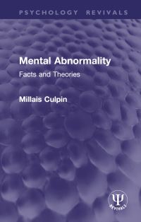 Book Cover for Mental Abnormality by Millais Culpin