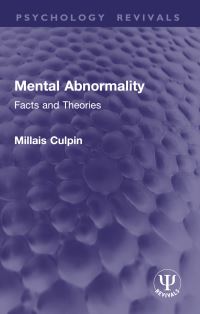 Book Cover for Mental Abnormality by Millais Culpin