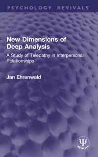 Book Cover for New Dimensions of Deep Analysis by Jan Ehrenwald