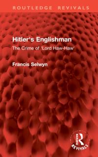 Book Cover for Hitler's Englishman by Francis Selwyn