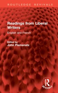 Book Cover for Readings from Liberal Writers by J P Plamenatz