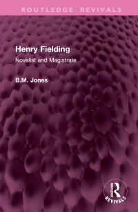 Book Cover for Henry Fielding by B M Jones