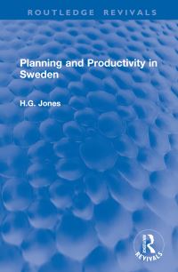 Book Cover for Planning and Productivity in Sweden by H G Jones