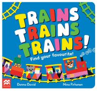 Book Cover for Trains Trains Trains! by Donna David