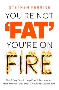 Book Cover for You're Not 'Fat', You're on Fire by Stephen Perrine