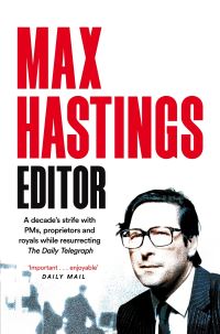 Book Cover for Editor by Max Hastings