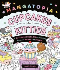 Book Cover for Mangatopia Cupcakes and Kitties by Maddie Morales