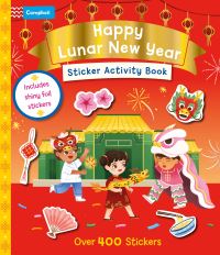 Book Cover for Happy Lunar New Year Sticker Activity Book by Campbell Books