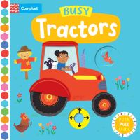 Book Cover for Busy Tractors by Campbell Books