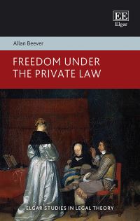 Book Cover for Freedom Under the Private Law by Allan Beever