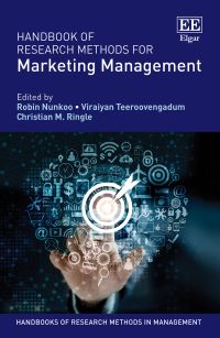 Book Cover for Handbook of Research Methods for Marketing Management by Robin Nunkoo, Viraiyan Teeroovengadum, Christian M Ringle