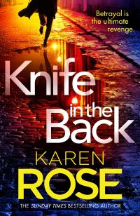 Book Cover for Knife in the Back by Karen Rose