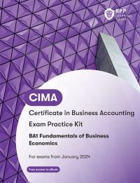 Book Cover for CIMA BA1 Fundamentals of Business Economics by BPP Learning Media