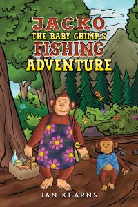 Book Cover for Jacko the Baby Chimp's Fishing Adventure by Jan Kearns